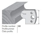 Pilana profilkés No. 58 maróblanketta 40x4,0 mm