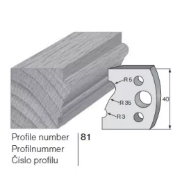Pilana profilkés No. 81 maróblanketta 40x4,0 mm