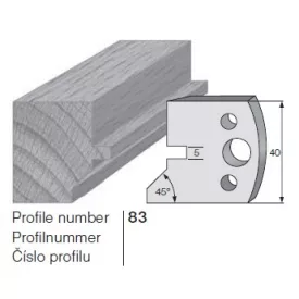 Pilana profilkés No. 83 maróblanketta 40x4,0 mm