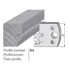 Pilana profilkés No. 84 maróblanketta 40x4,0 mm