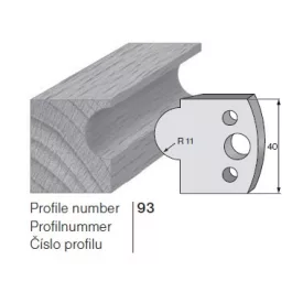 Pilana profilkés No. 93 maróblanketta 40x4,0 mm