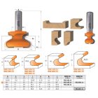 CMT Keményfém lapkás bútorfogantyú maró D=47,6 d=24 T1=22 I=28,5 R=6,35 R1=3,2 L=66,6 S=12 955.601.11