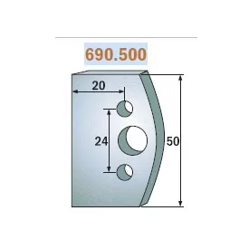 HSS marólapka No. 500 B=50 CMT 690.500