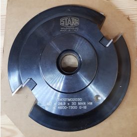   Stark cserélhető lapkás profilmaró R15-ös HW marókéssel 167x28,9x30