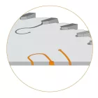 CMT CHROME körfűrészlap bútorlapokhoz és finom vágásokhoz D300x3,2x30 Z=96 281.696.12M