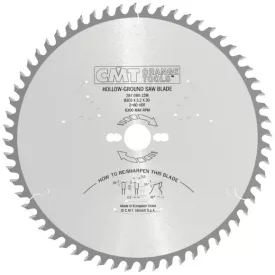   CMT Industrial körfűrészlap bútorlaphoz és finom vágásokhoz D250x3,2x30 Z=48 287.048.10M