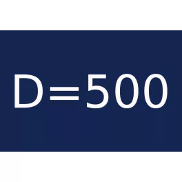 D=500 átmérővel