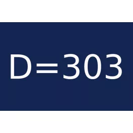 D=303 átmérővel