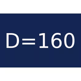 D=160 átmérővel