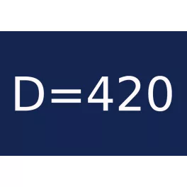 D=420 átmérővel