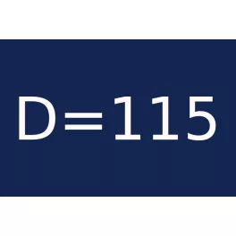 D=115 átmérővel