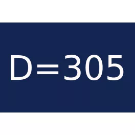 D=305 átmérővel