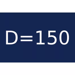 D=150 átmérővel